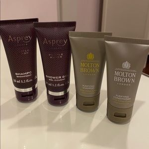 Molton Brown and Asprey London Travel Toiletries